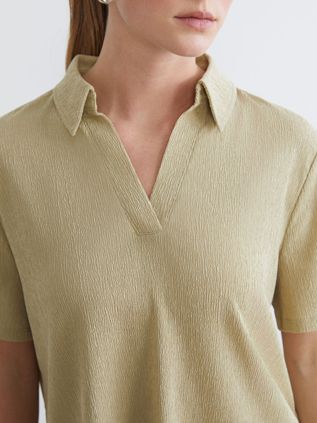 Woman KHAKI T-Shirt-2