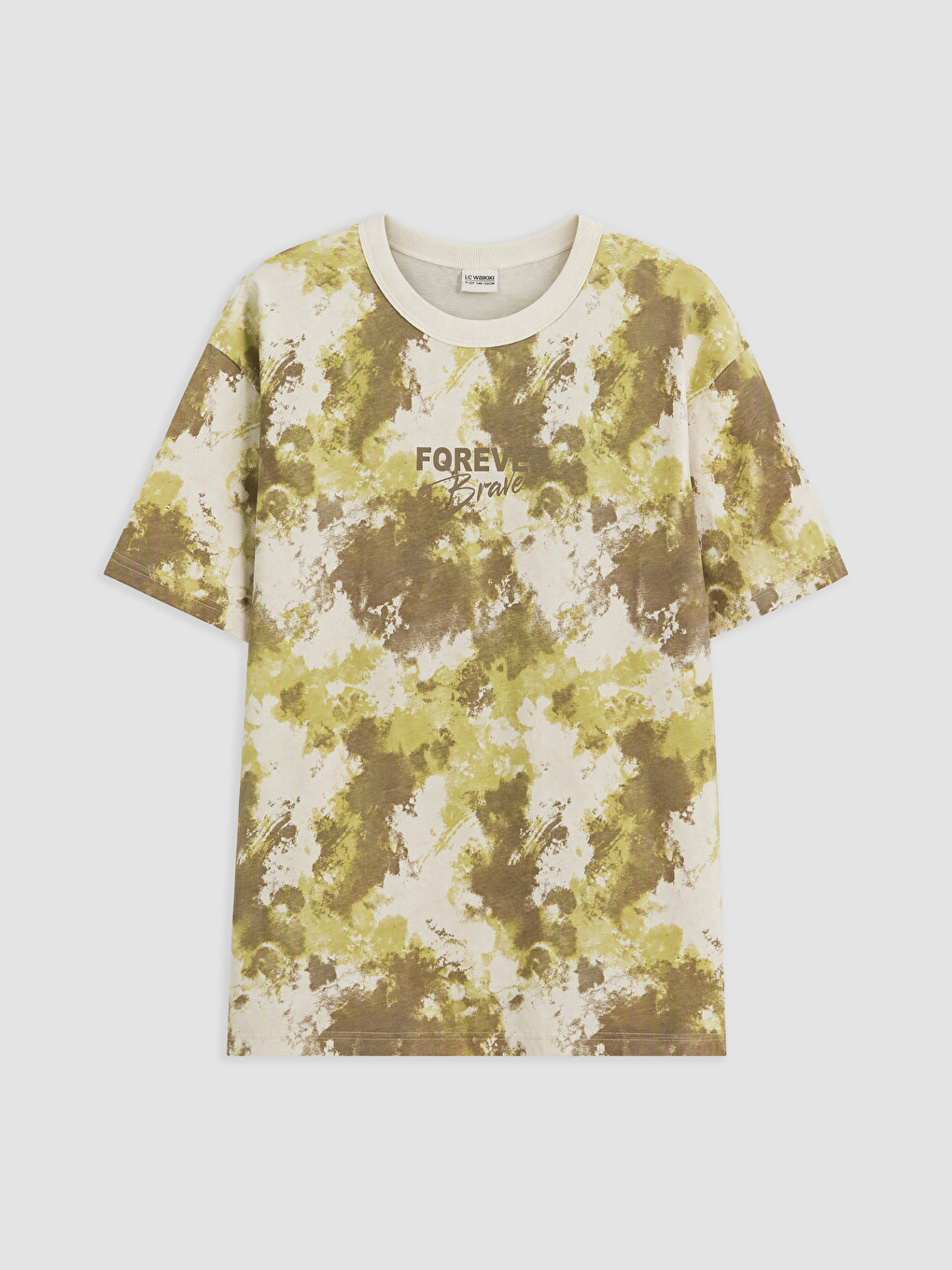 Jungen T-shirt Mit Rundhalsausschnitt Und Batikmuster-2