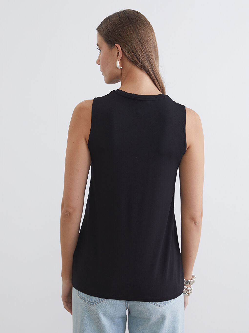 Crew Neck Women's Tank Top-3