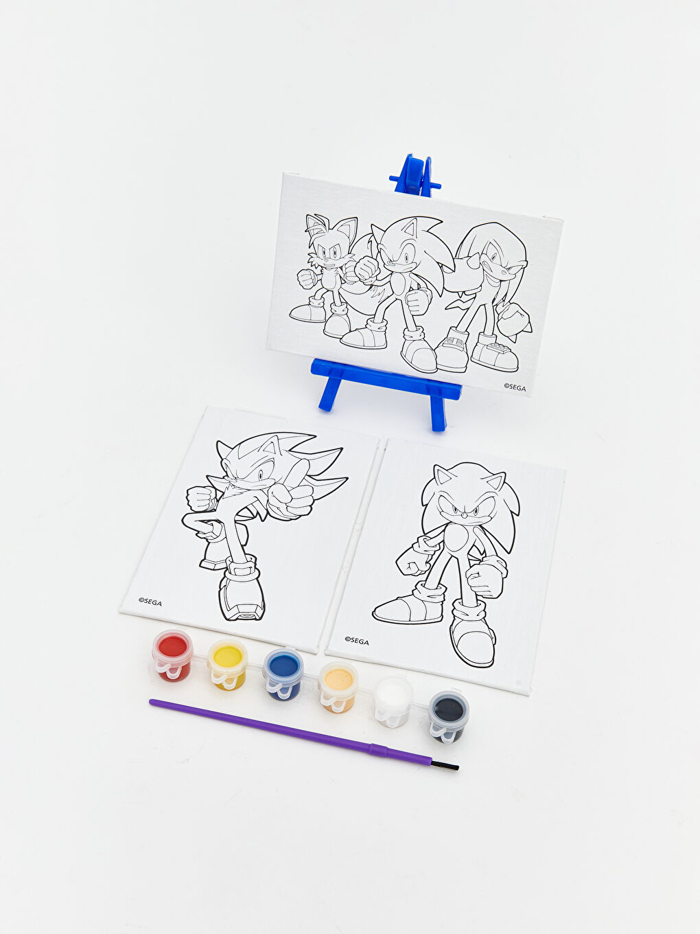 Sonic Baskılı Sulu Boya Seti-1