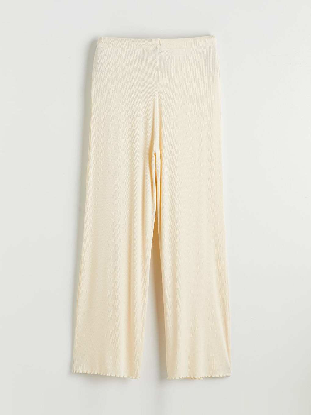 Pantaloni de pijama cu talie elastică pentru femei-1