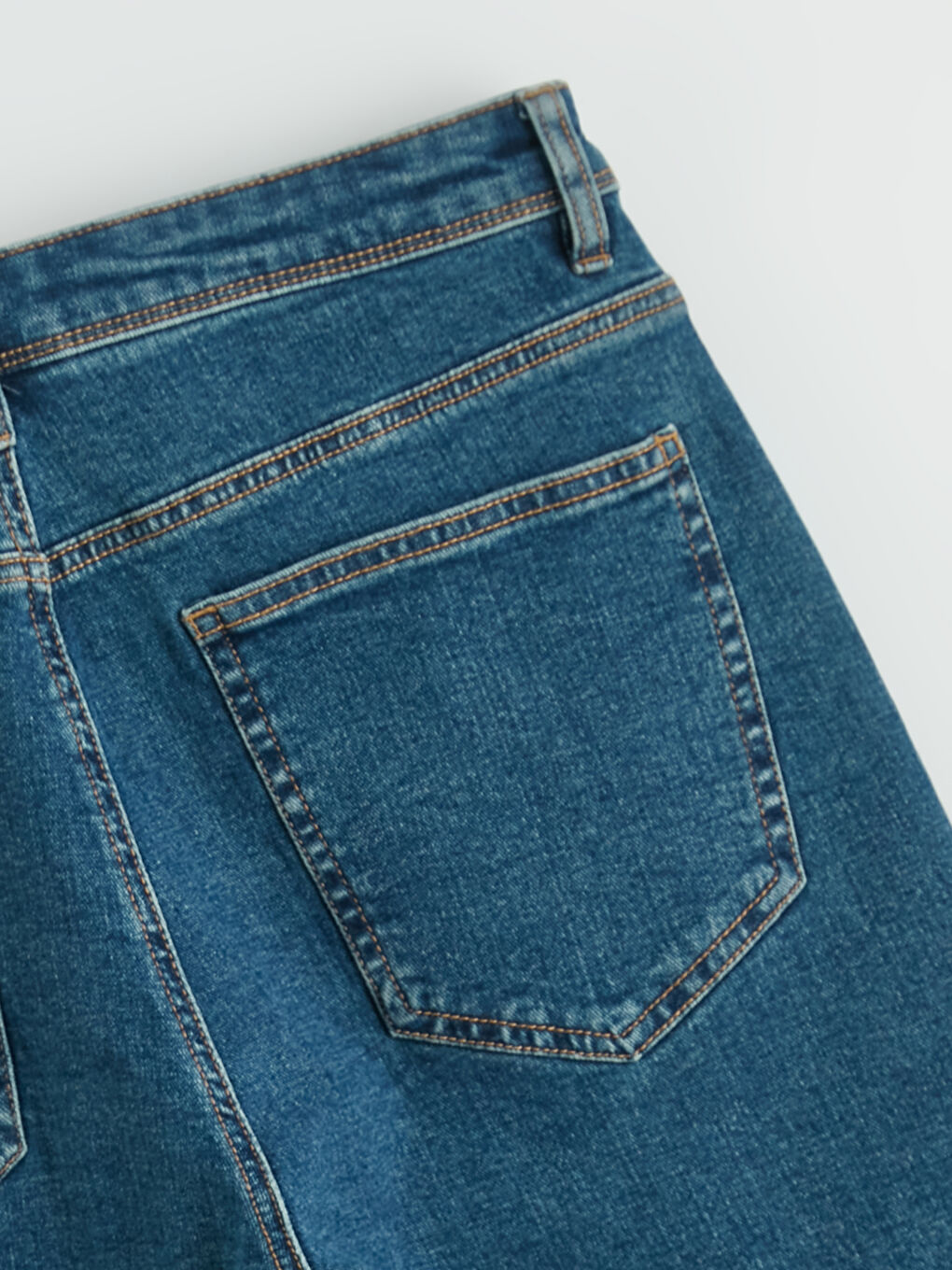 Man INDIGO Denim Shorts-4