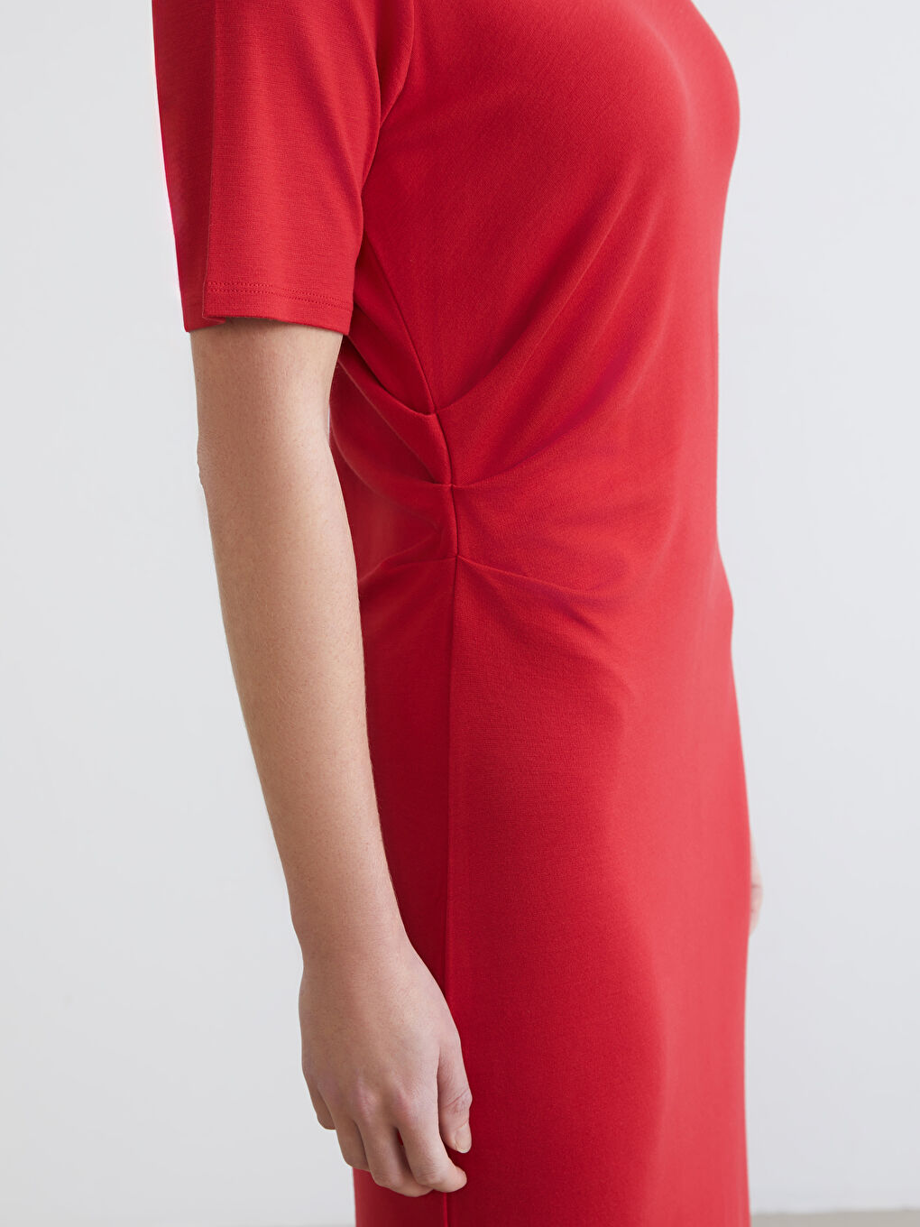 Žena CRVENA Haljina-2