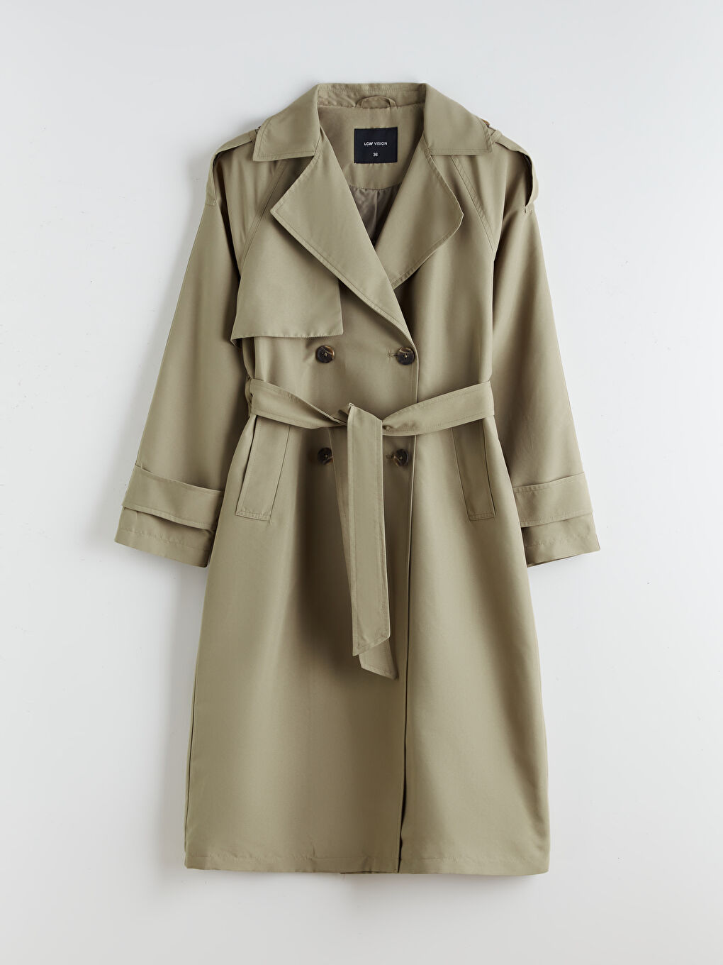 Woman KHAKI Trenchcoat-5