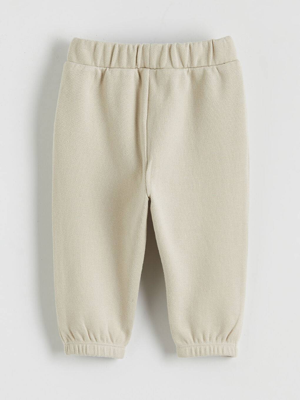 Bej Kapüşonlu Erkek Bebek Eşofman Takımı-4