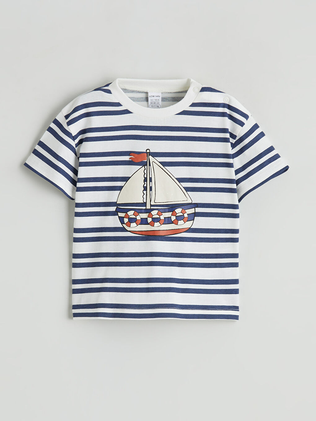 Baby Boys' Crew Neck T-Shirt and Trousers-1
