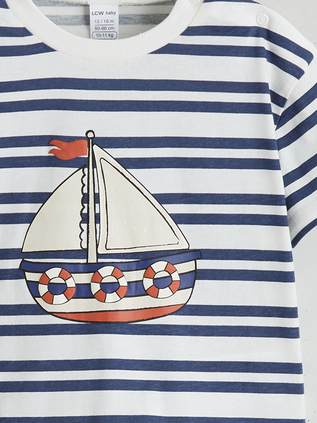 Baby Boys' Crew Neck T-Shirt and Trousers-5