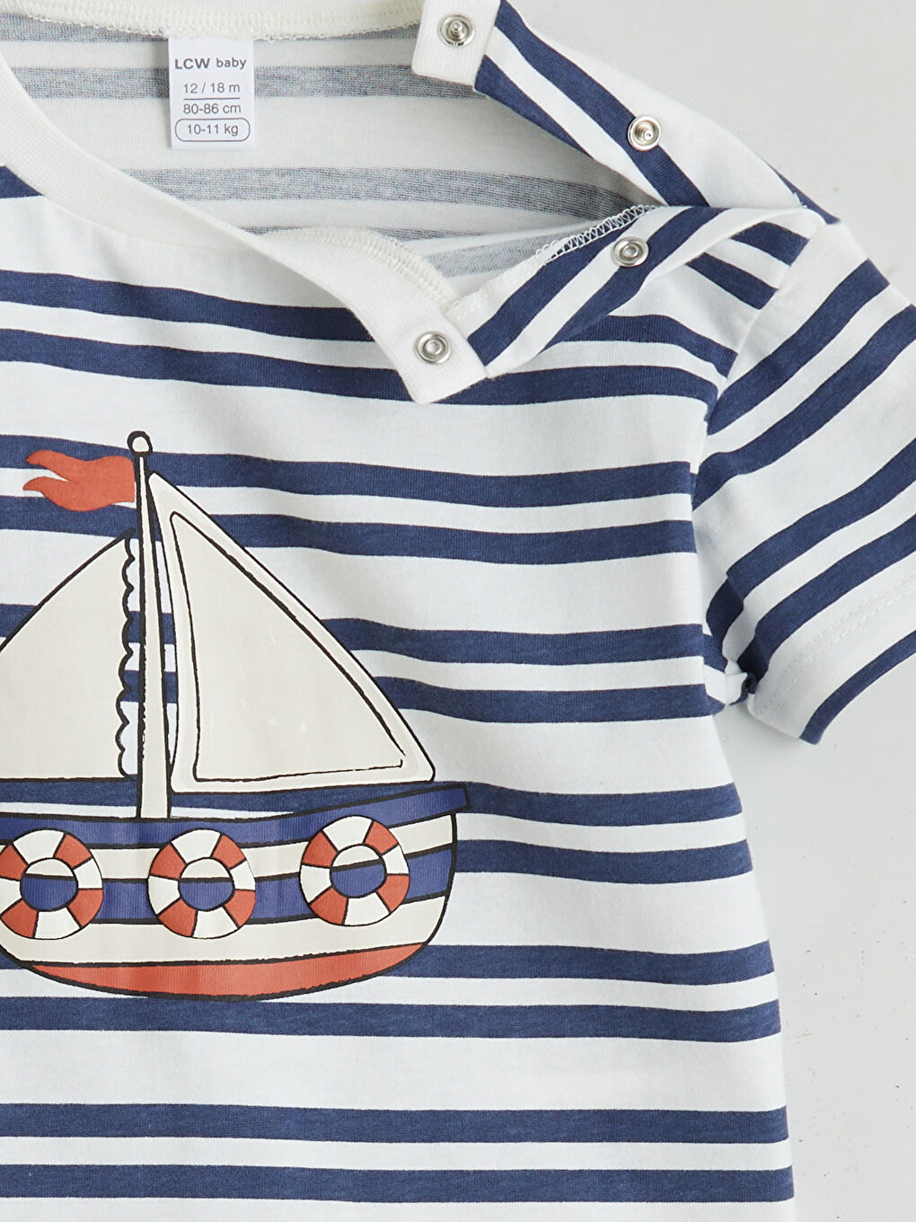 Baby Boys' Crew Neck T-Shirt and Trousers-6