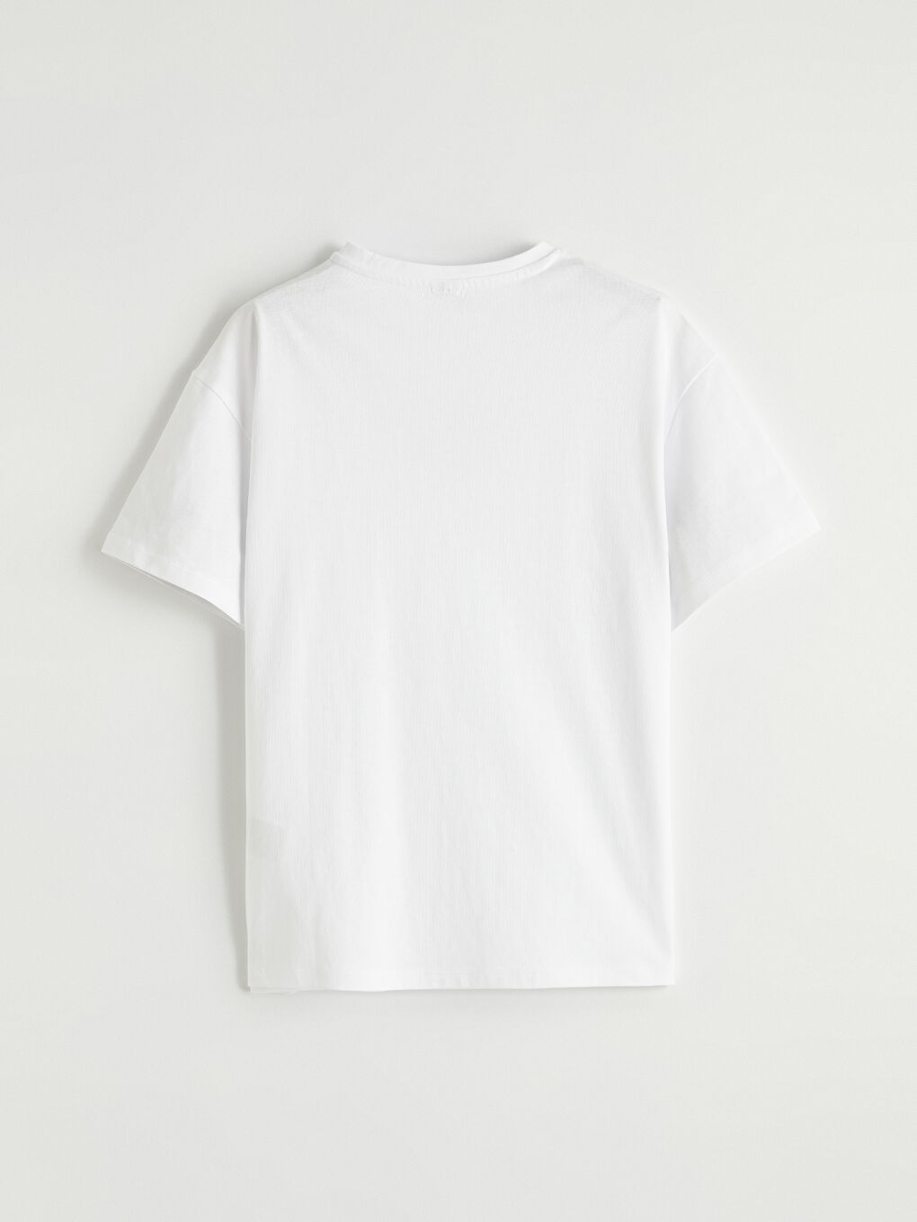 Beyaz Baskılı Kız Çocuk Tişört 2'li-3