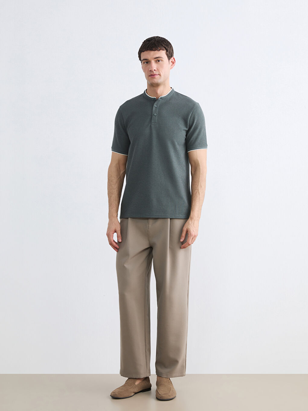 Ерлер ақшыл қоңыр Футболка-1