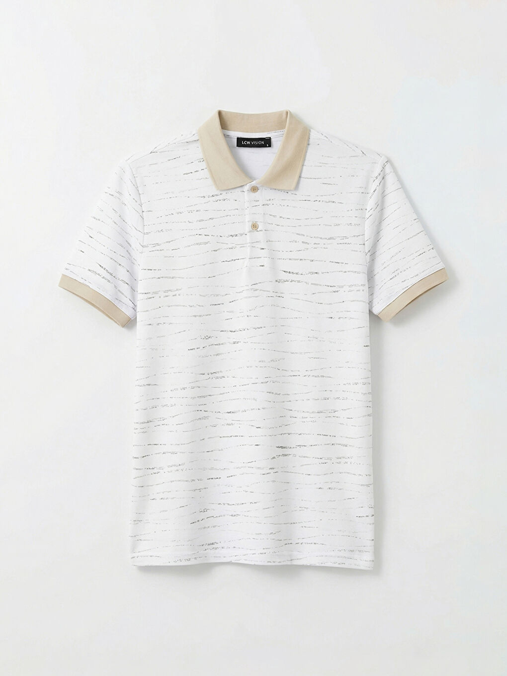 Patterned Polo Shirt for Men-4