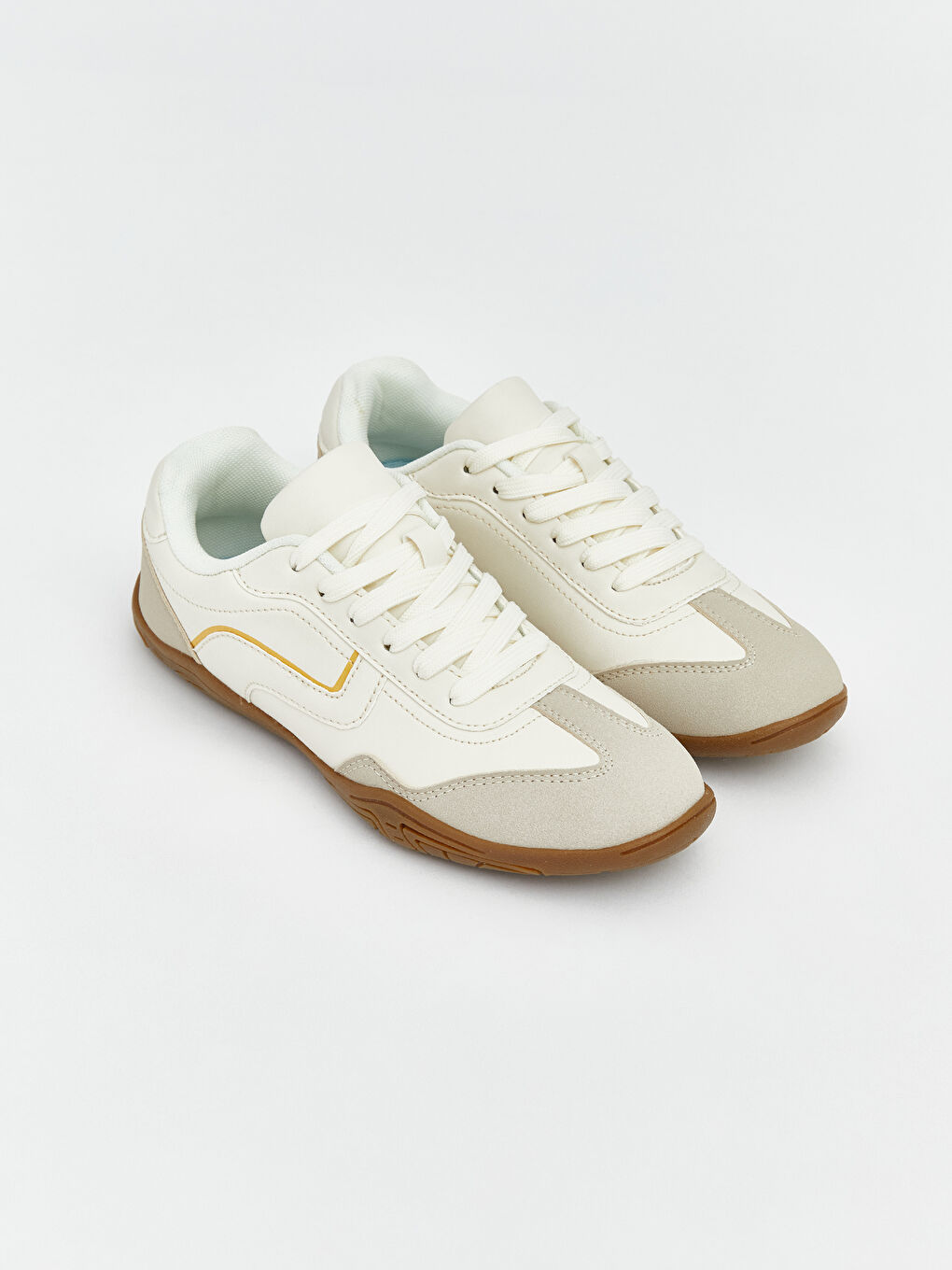 Faux Leather Women's Sneakers