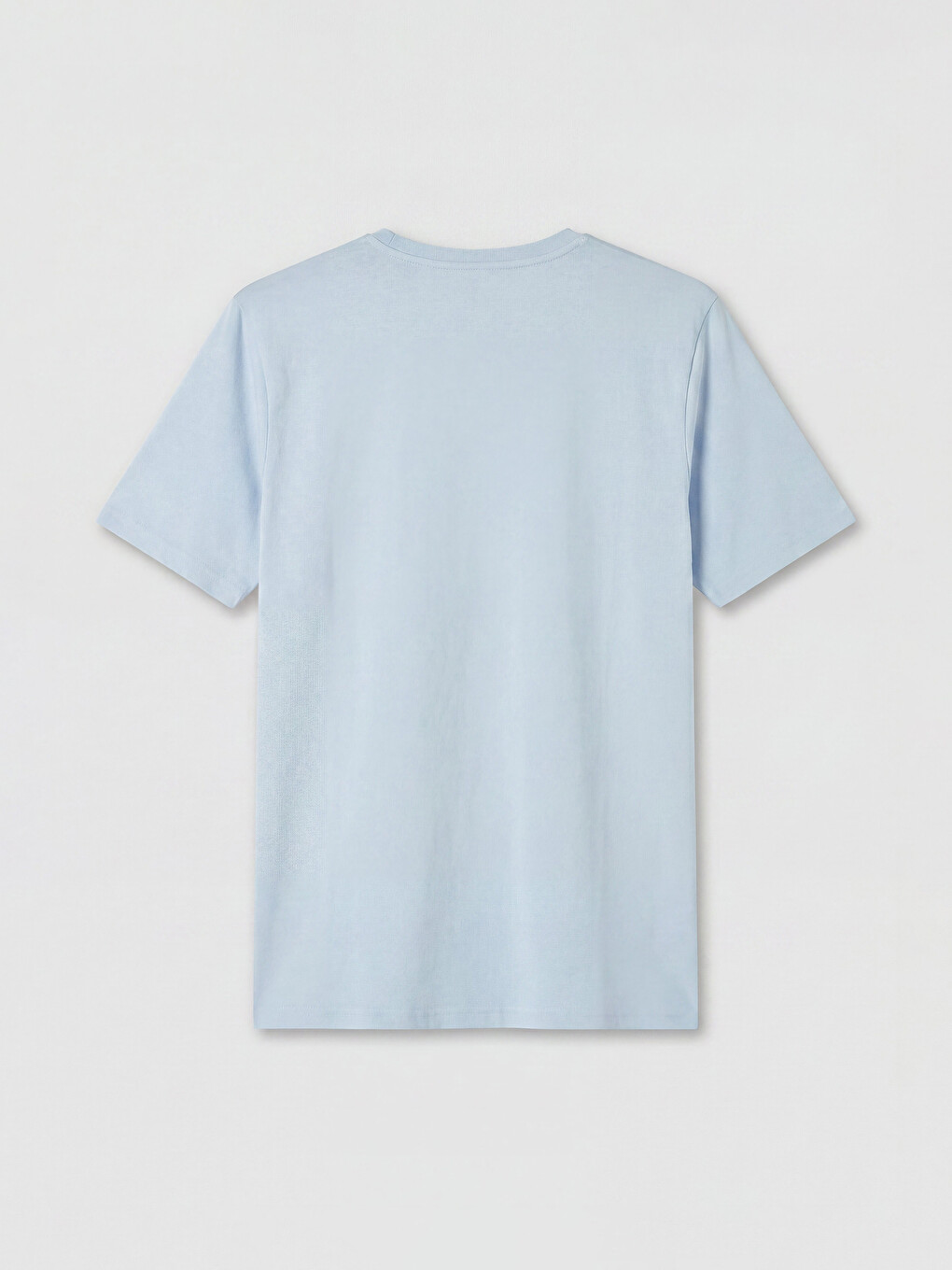 Tricou din jerseu cu imprimeu pentru bărbați, cu guler rotund-5