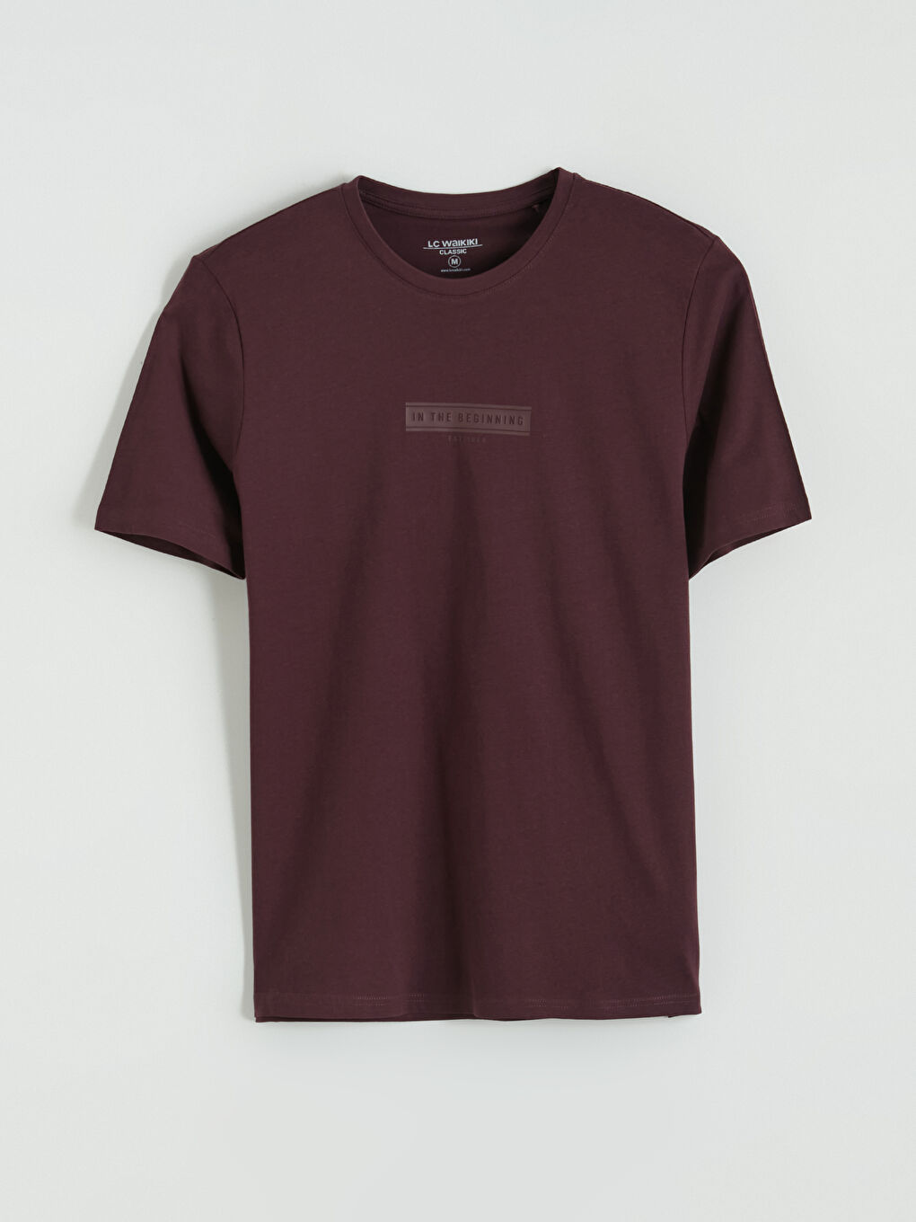 Crew Neck Men's Jersey T-Shirt-4