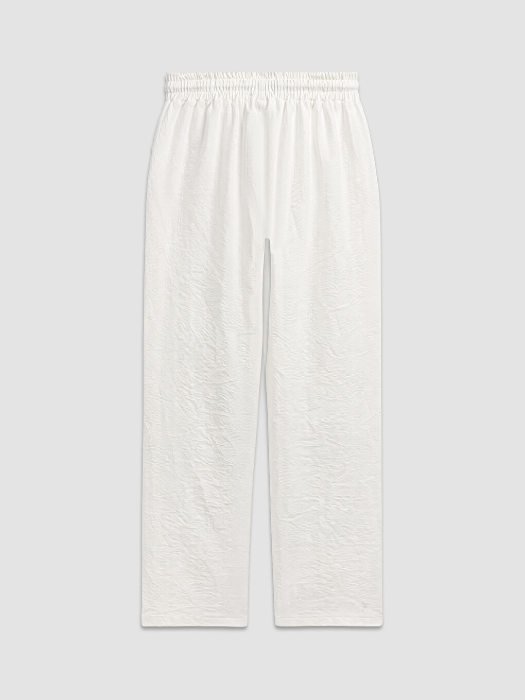 Woman Ecru Trousers-1