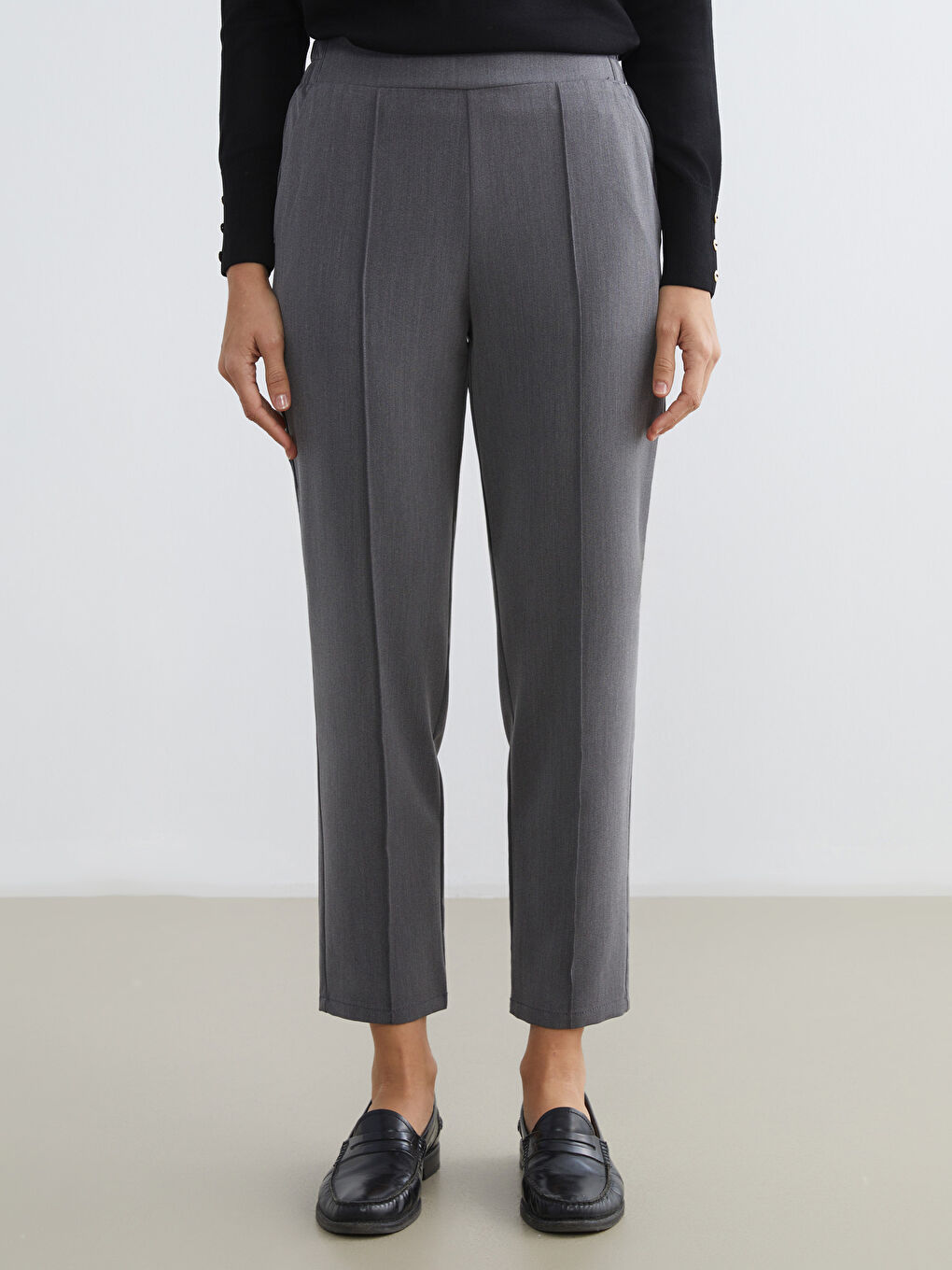 Woman GREY Trousers-1