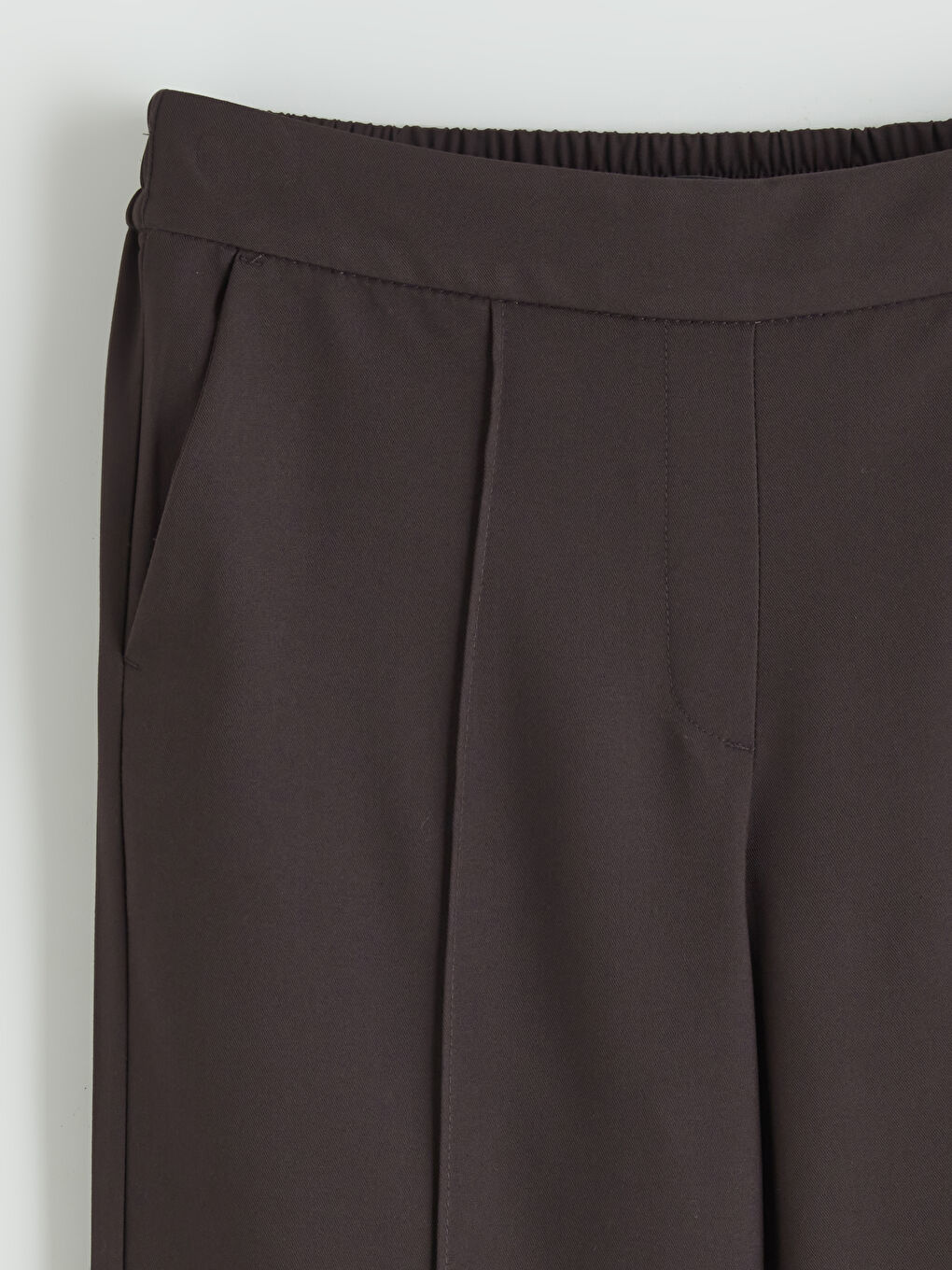 Women's Wide-Leg Trousers with Elastic Waist-5