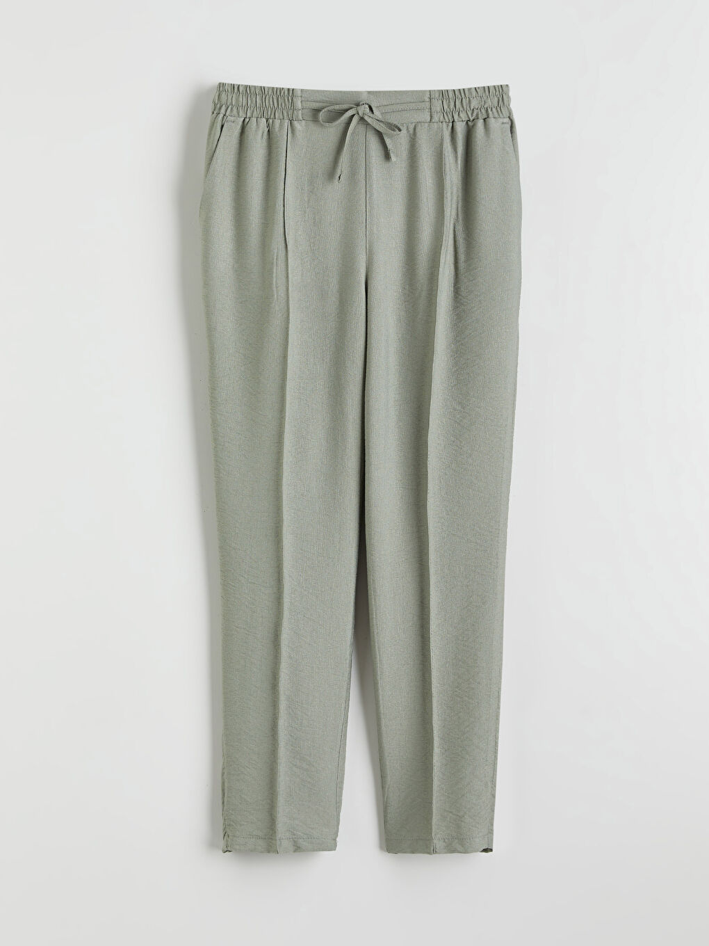 Žena ZELENA Hlače-4