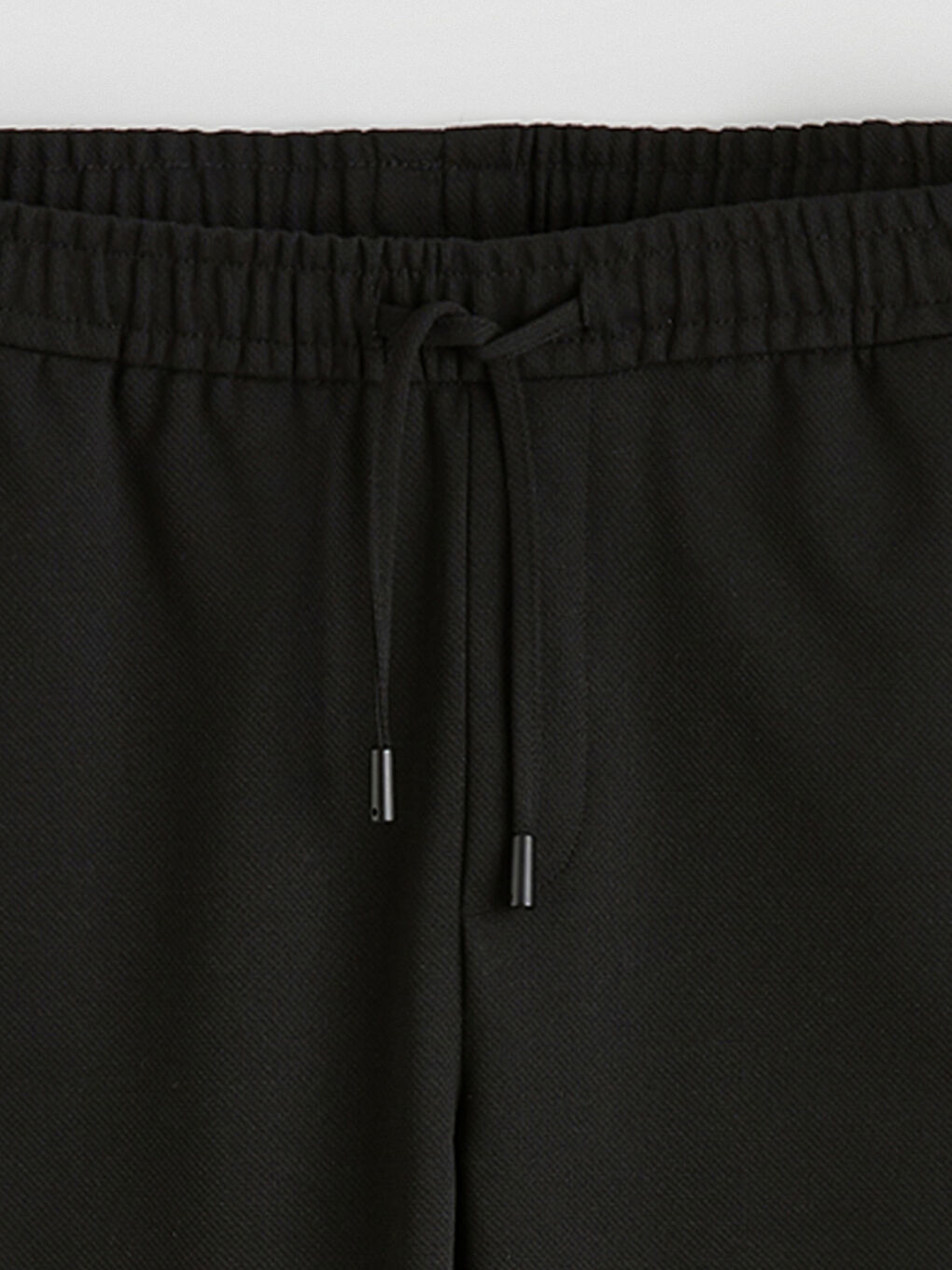 Siyah Standart Kalıp Erkek Şort-1