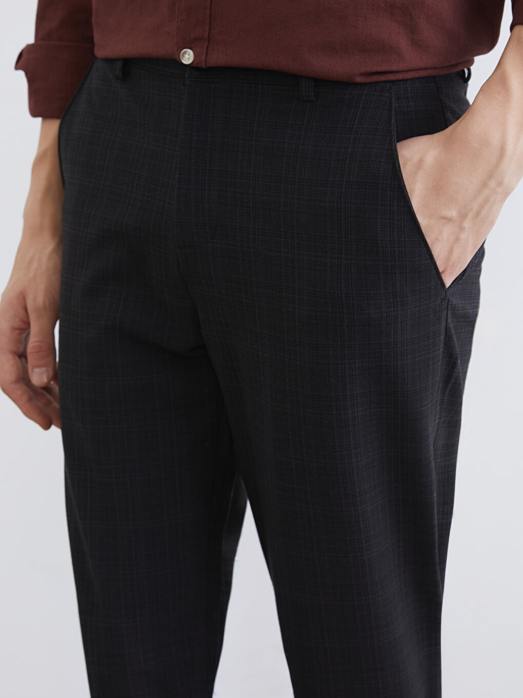 Men's Slim Fit Trousers-2