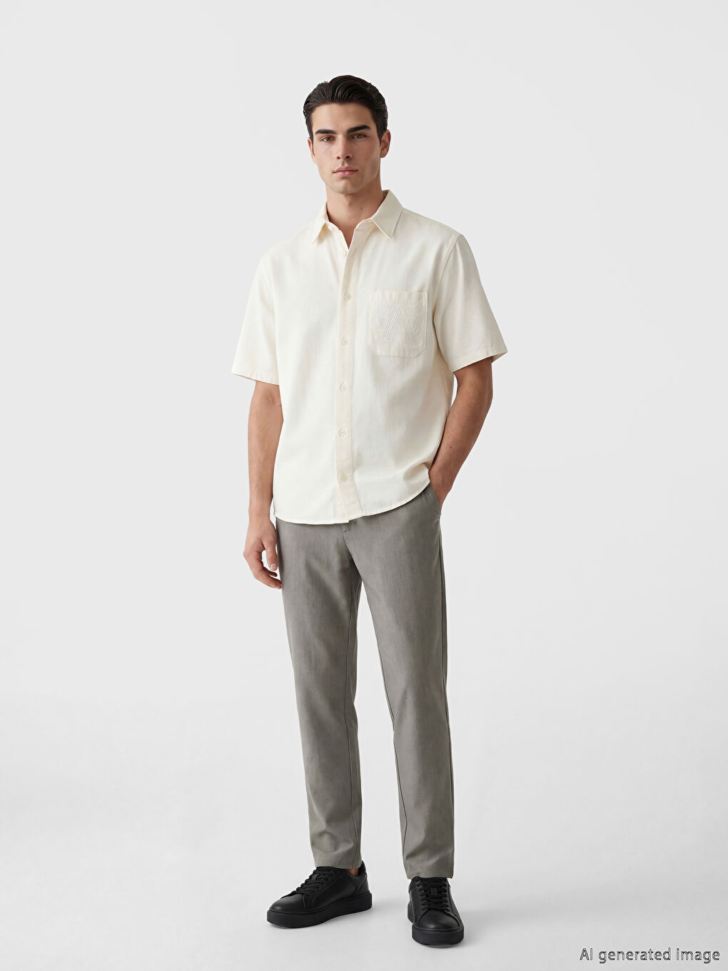 Брюки мужские слим фит