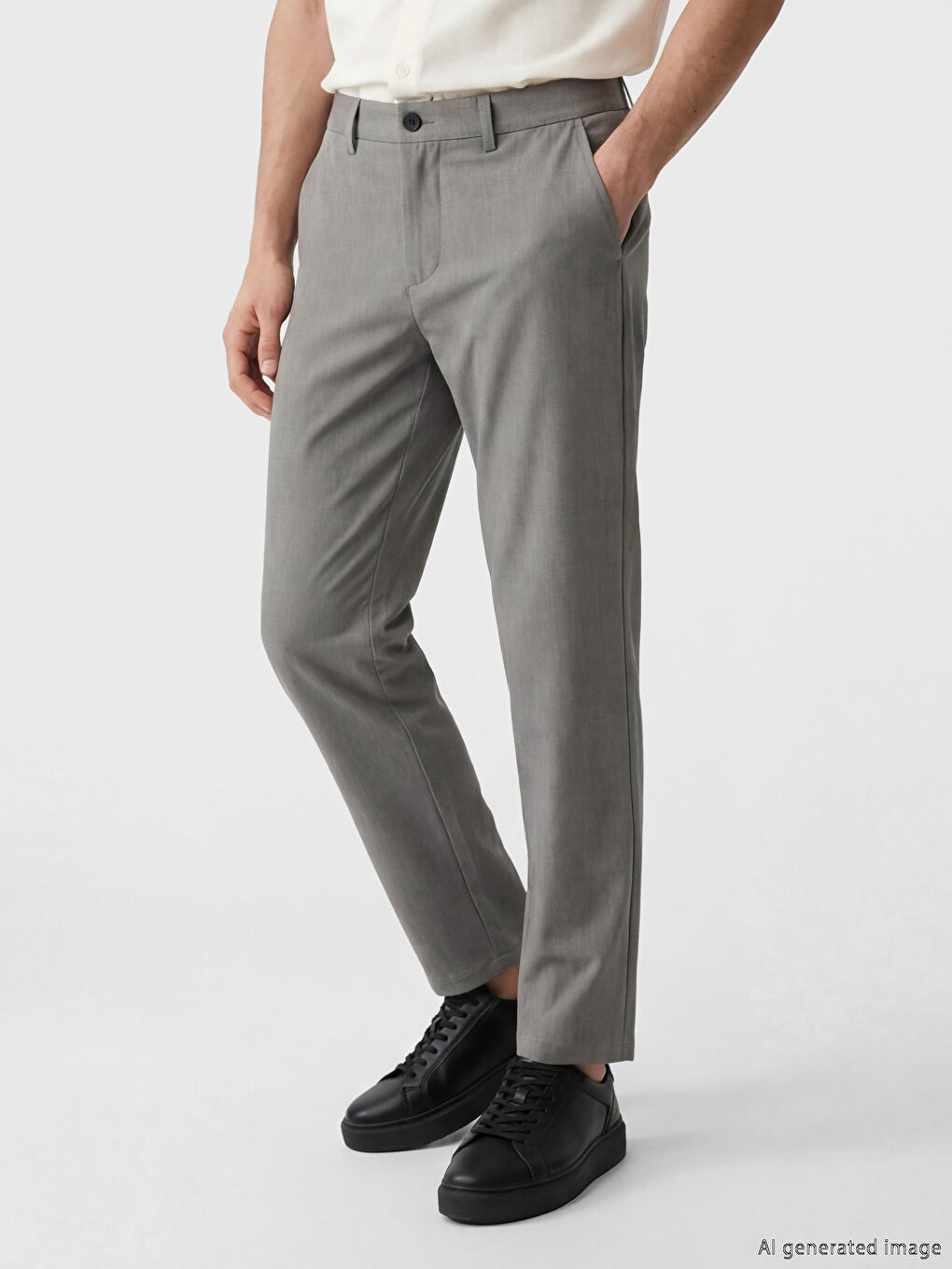 Брюки мужские слим фит-2