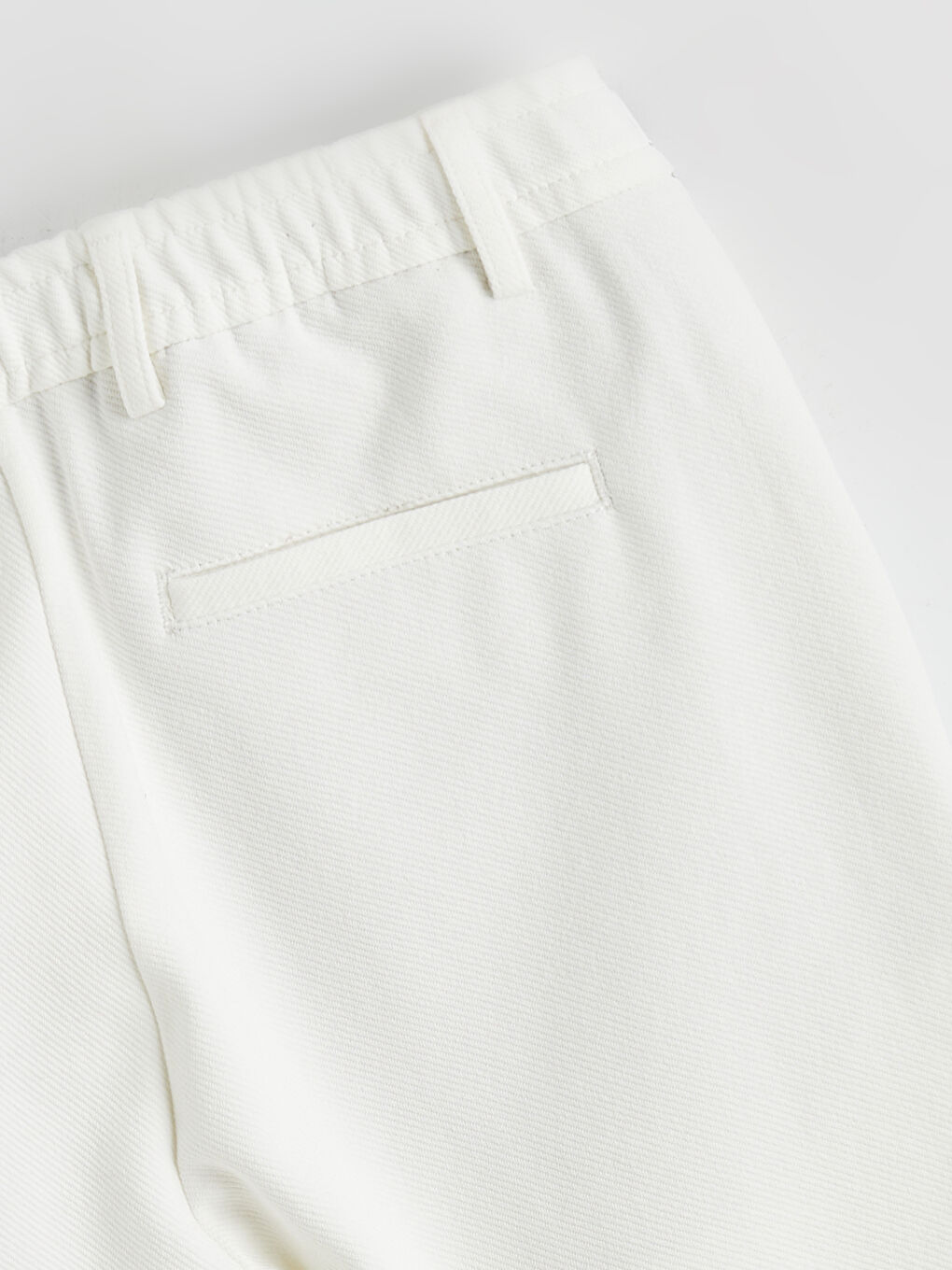 Ekru Standart Kalıp Erkek Şort-6
