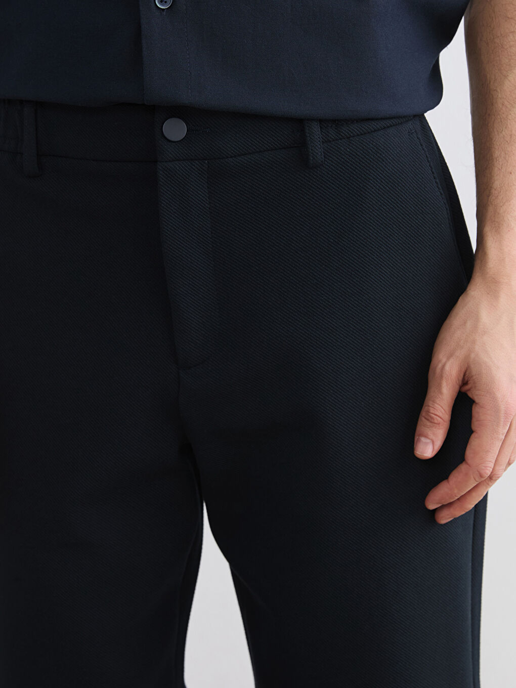 Lacivert Standart Kalıp Erkek Şort-2