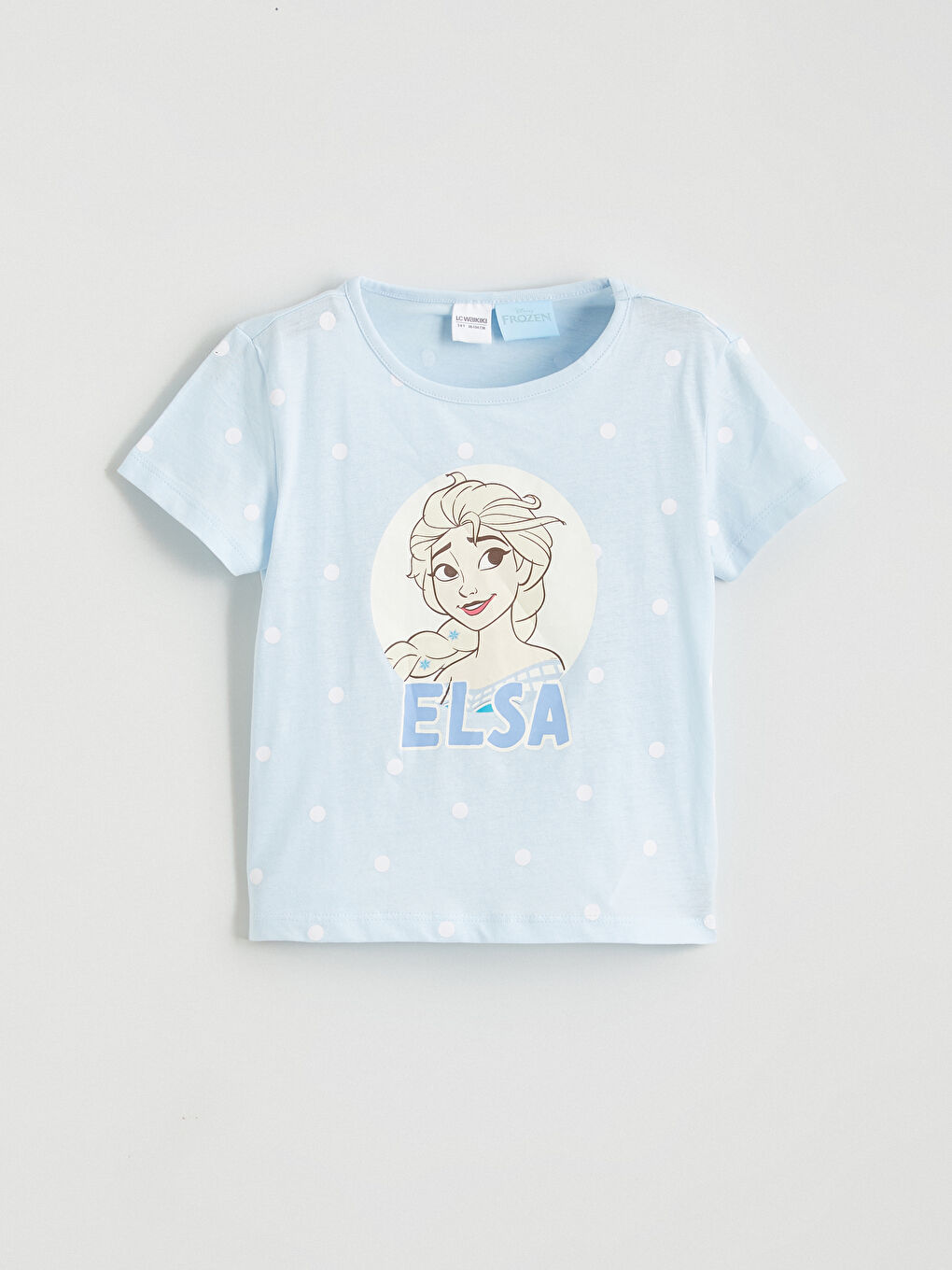 طقم بيجاما قصير أزرق فتاة-1