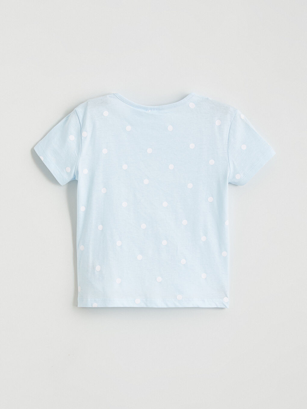 طقم بيجاما قصير أزرق فتاة-3