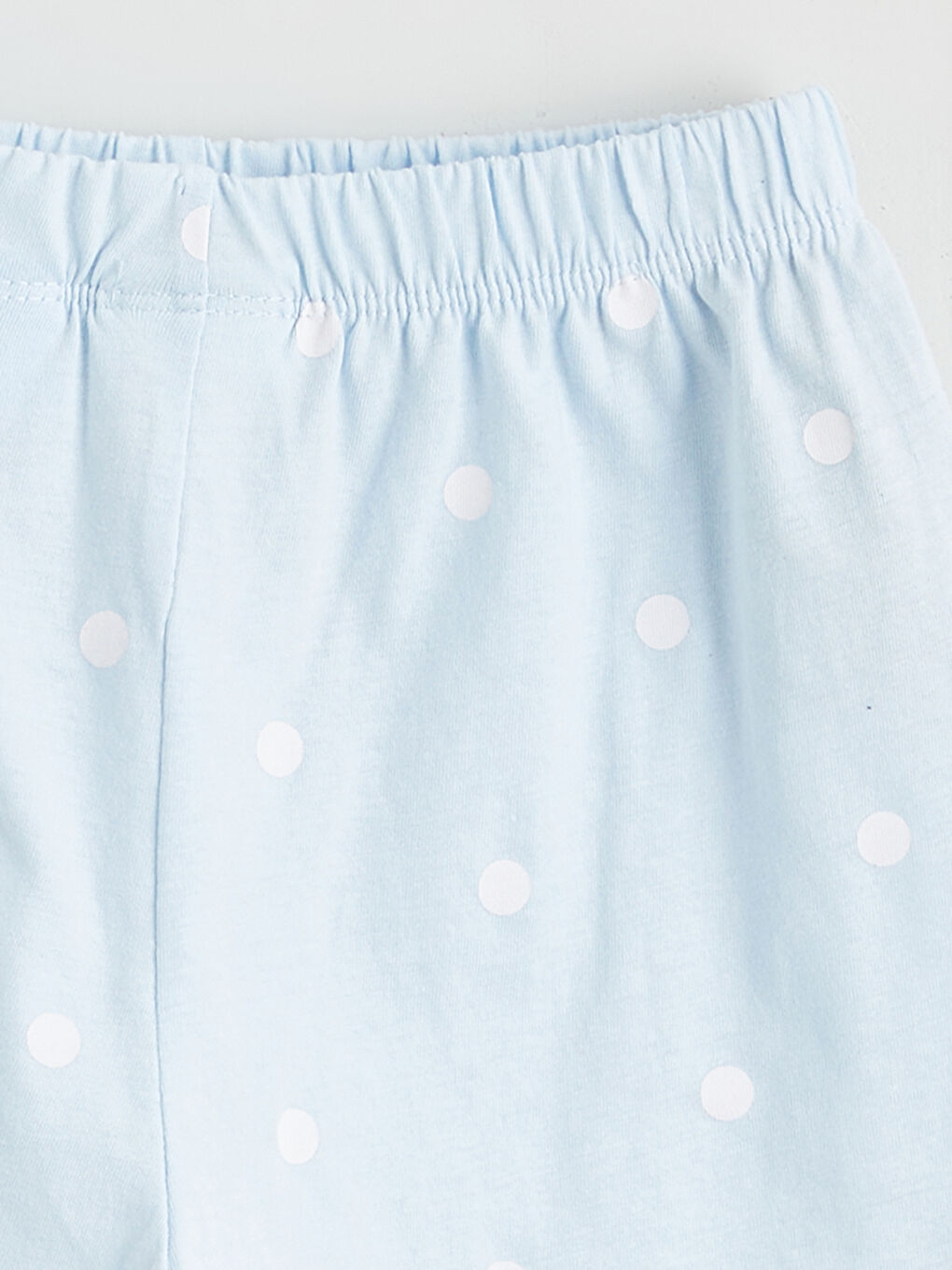 طقم بيجاما قصير أزرق فتاة-5