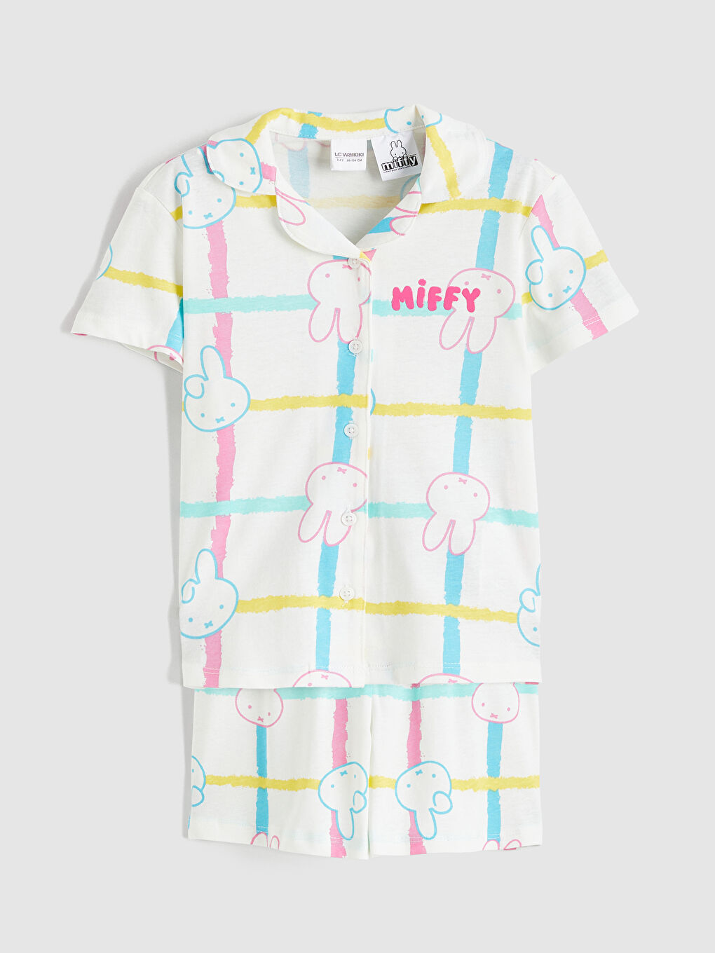 Miffy štampane dečije kratke pidžame komplet