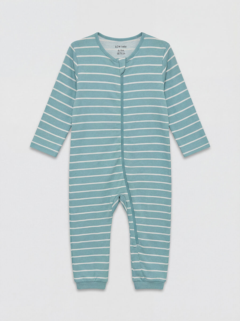 Kahverengi Bisiklet Yaka Çizgili Erkek Bebek Tulum 2'li-3