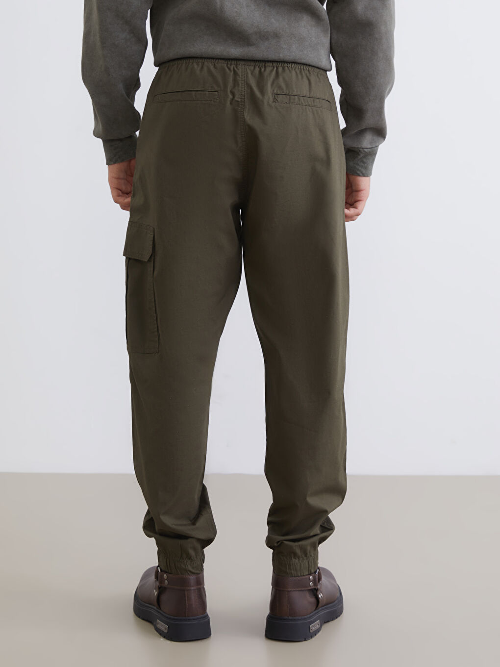 Regular Fit Men's Jogger Trousers-3
