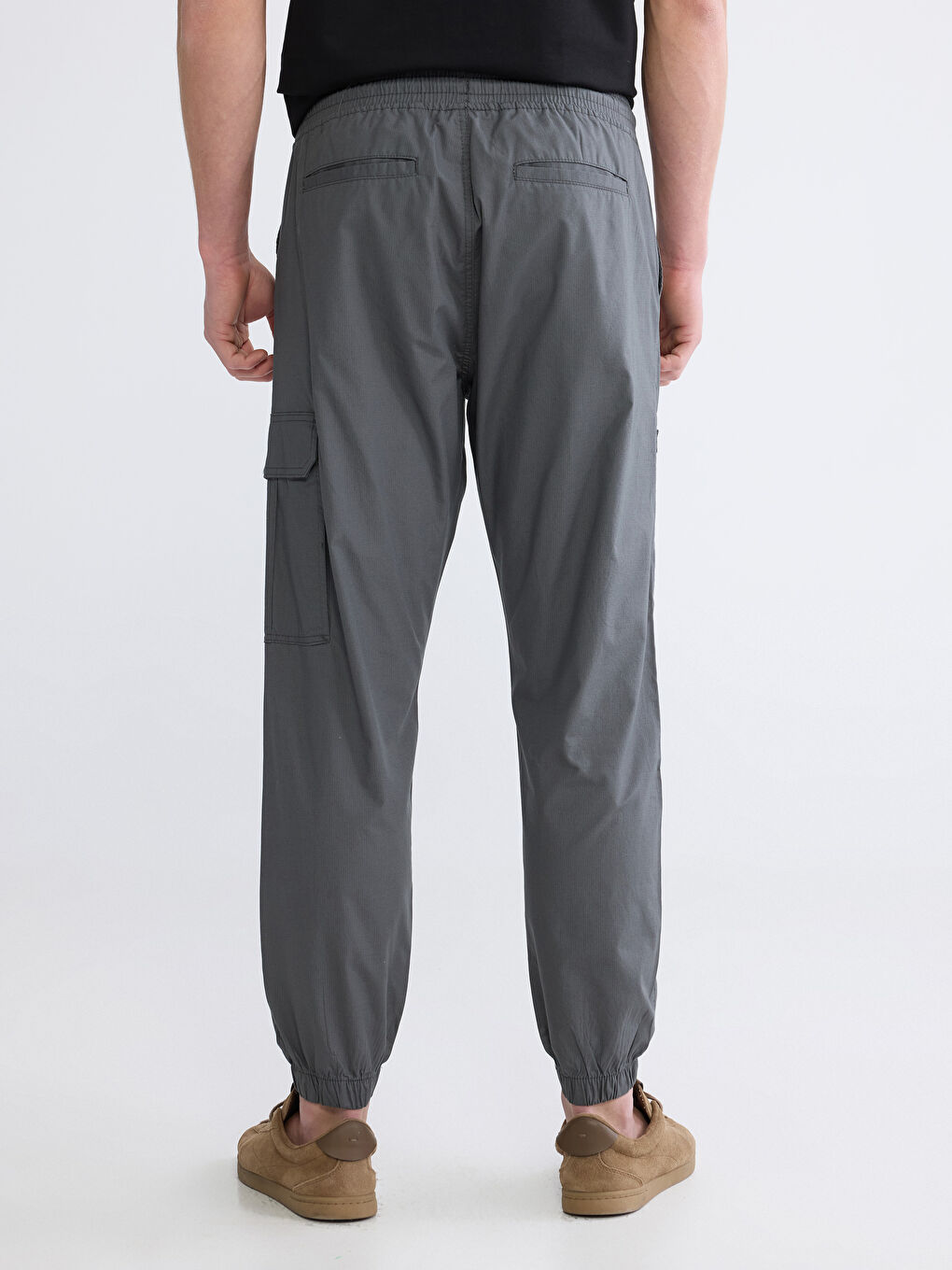 Regular Fit Men's Jogger Trousers-3
