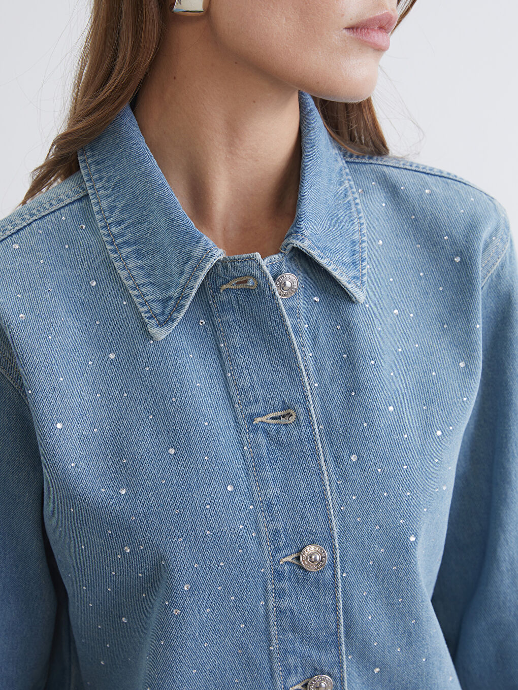 Woman INDIGO Denim Jacket-2