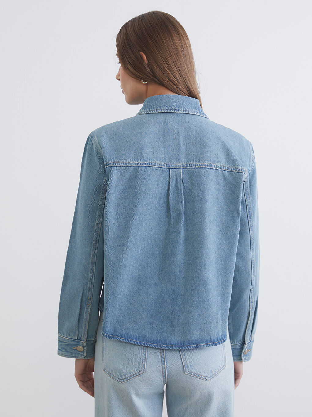 Woman INDIGO Denim Jacket-3