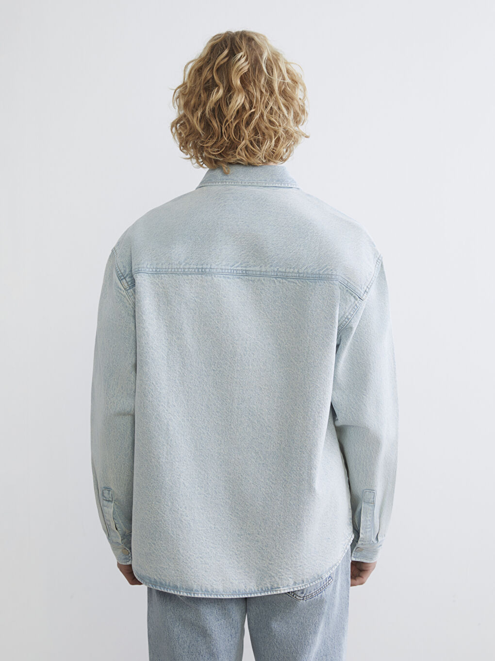 Mann INDIGO Denim-Hemd-3