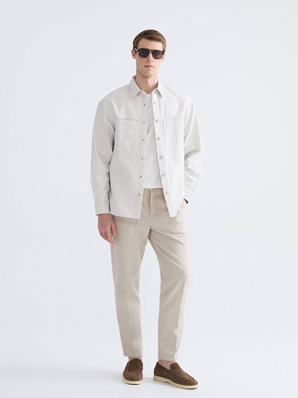 دينيم قميص بيج رجل-1