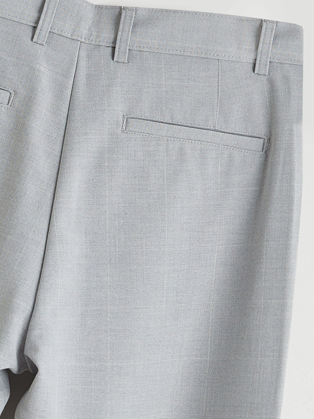 Мужчины Серый Брюки-5