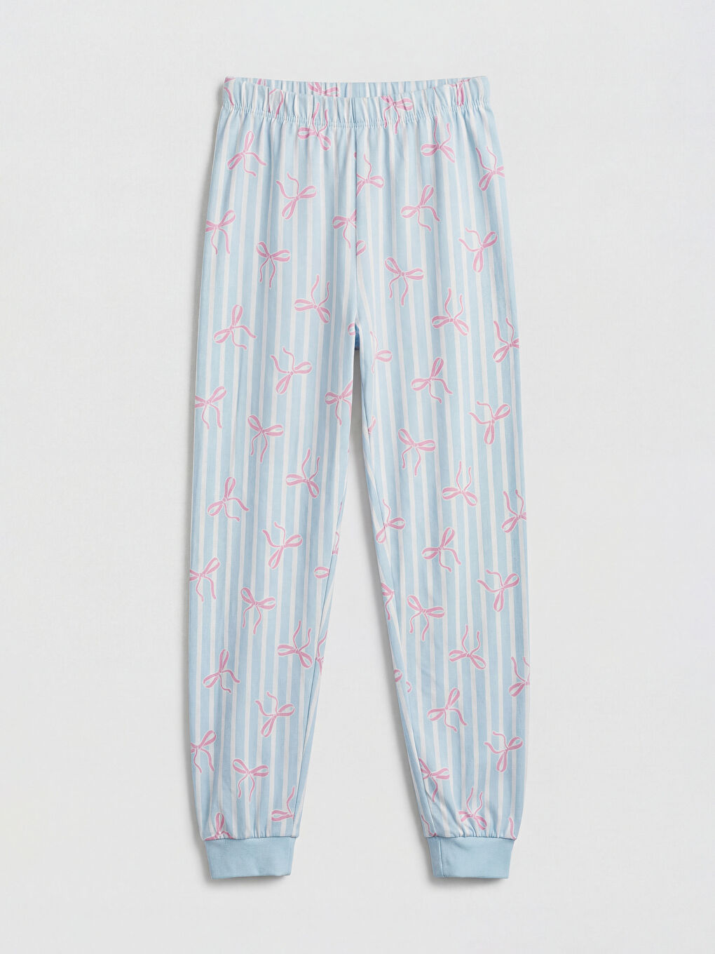 طقم بيجاما وردي فتاة-3