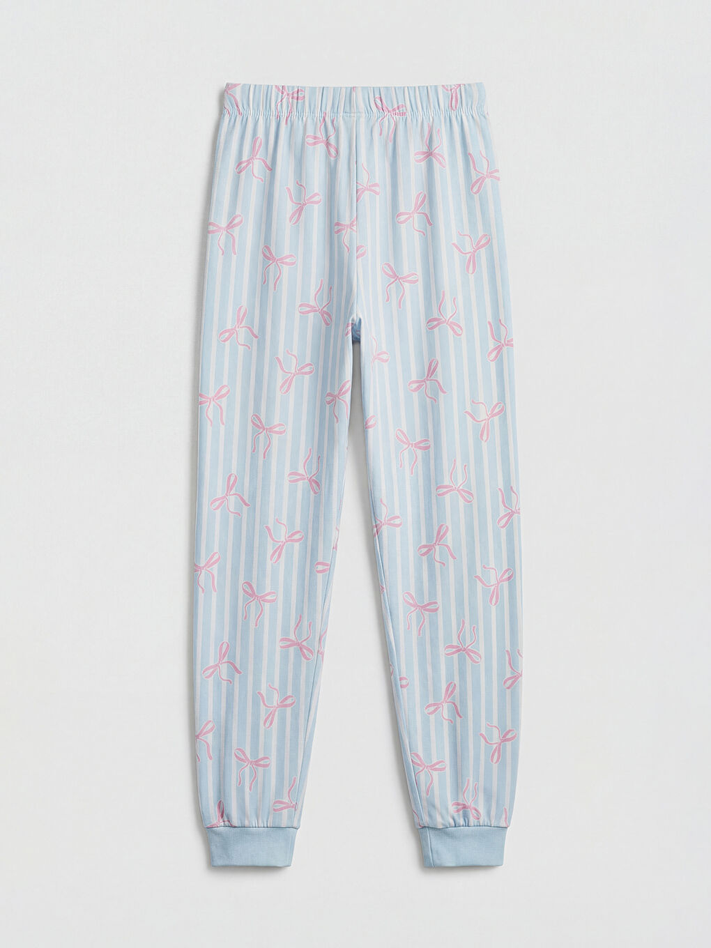 طقم بيجاما وردي فتاة-4