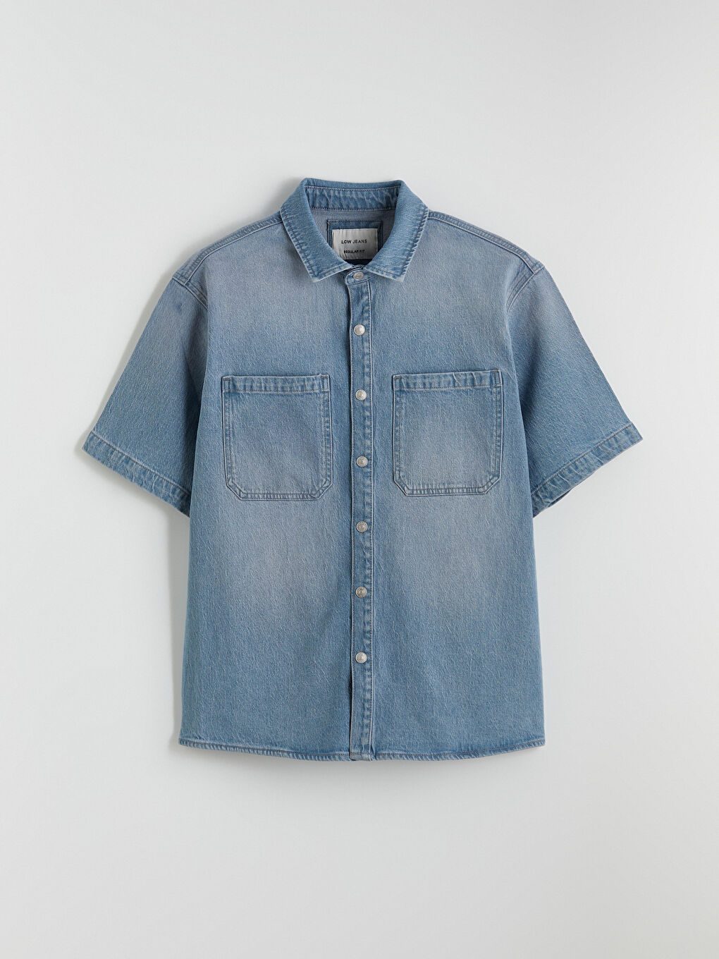 Man INDIGO Denim Shirt-4
