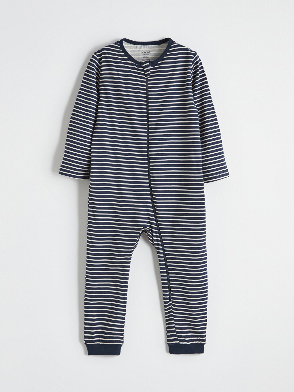 Ekru Bisiklet Yaka Baskılı Erkek Bebek Tulum 2'li-1