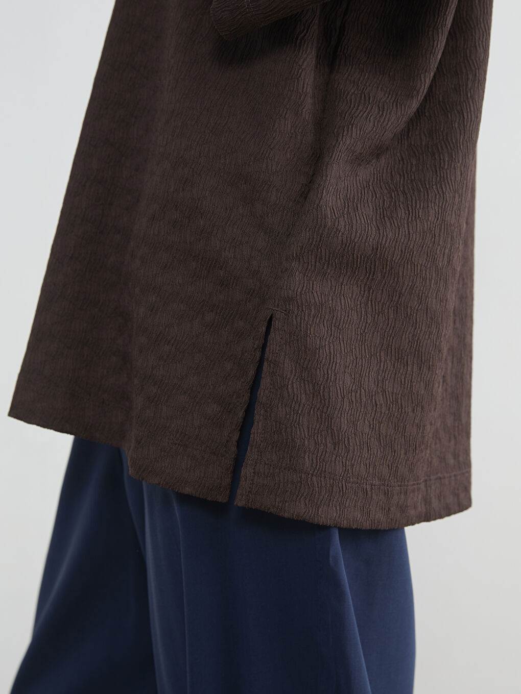 ქალი ყავისფერი ტუნიკა-2