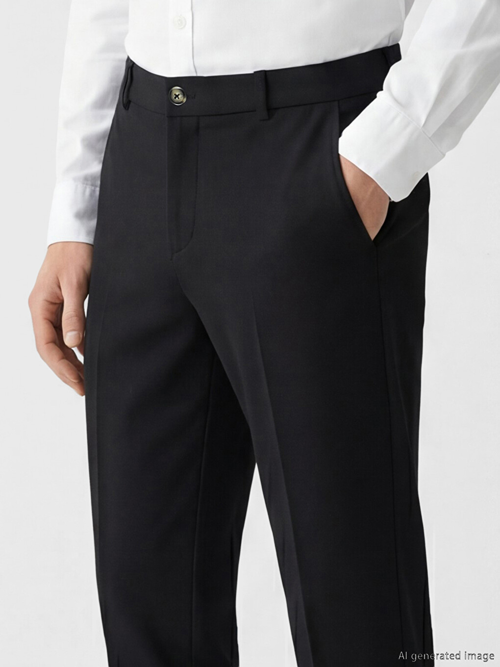 Standard Fit Men's Trousers-2