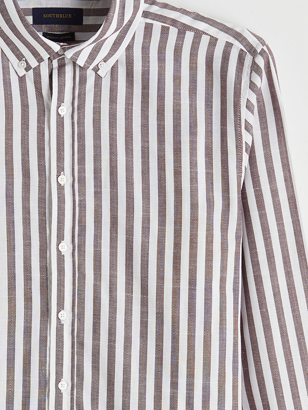 Regular Fit Striped Men's Shirt-6