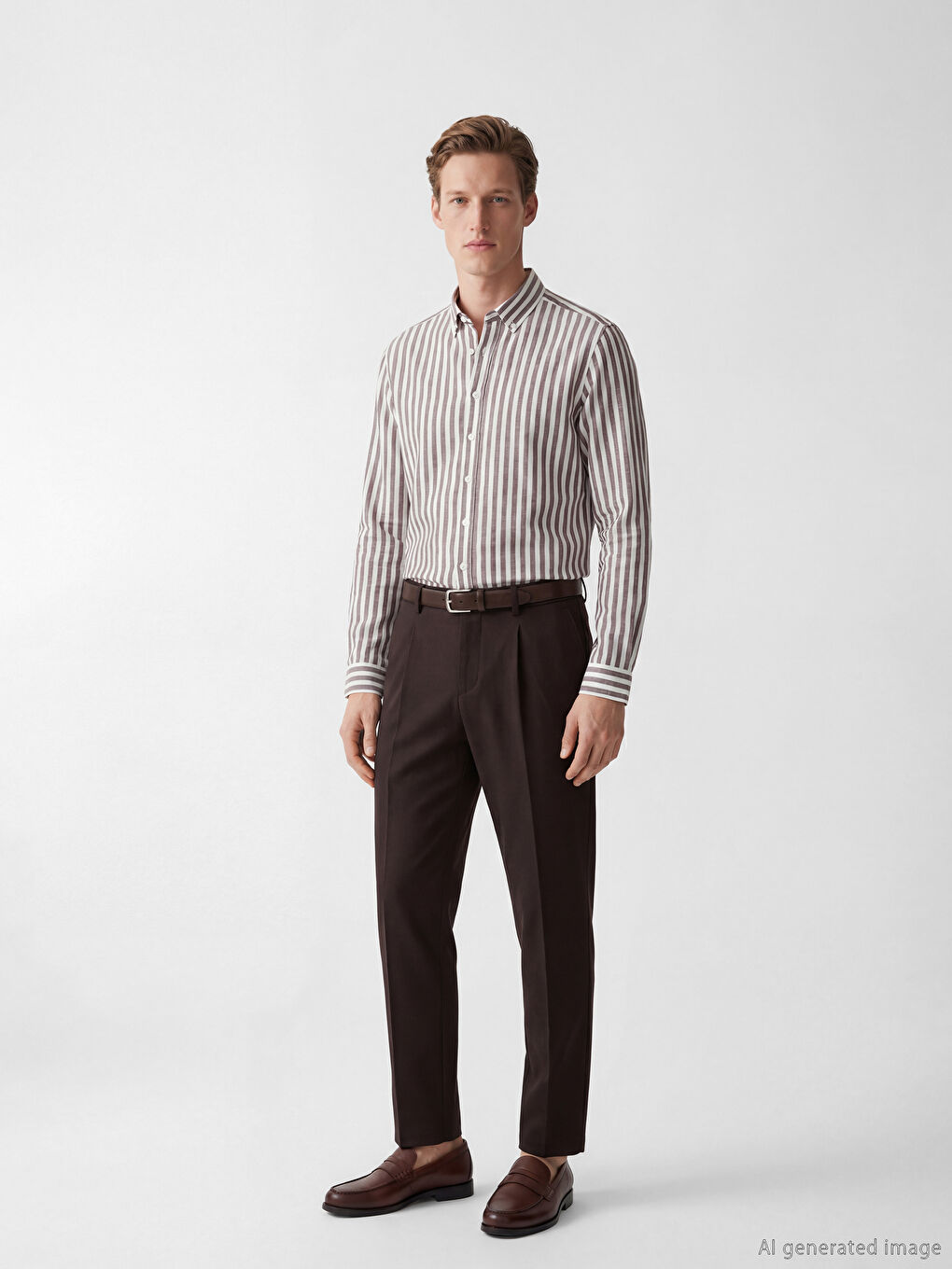 Regular Fit Striped Men's Shirt-1