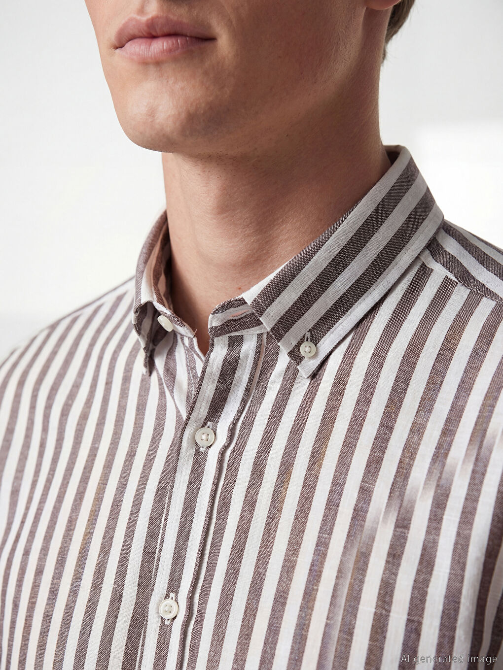Regular Fit Striped Men's Shirt-2
