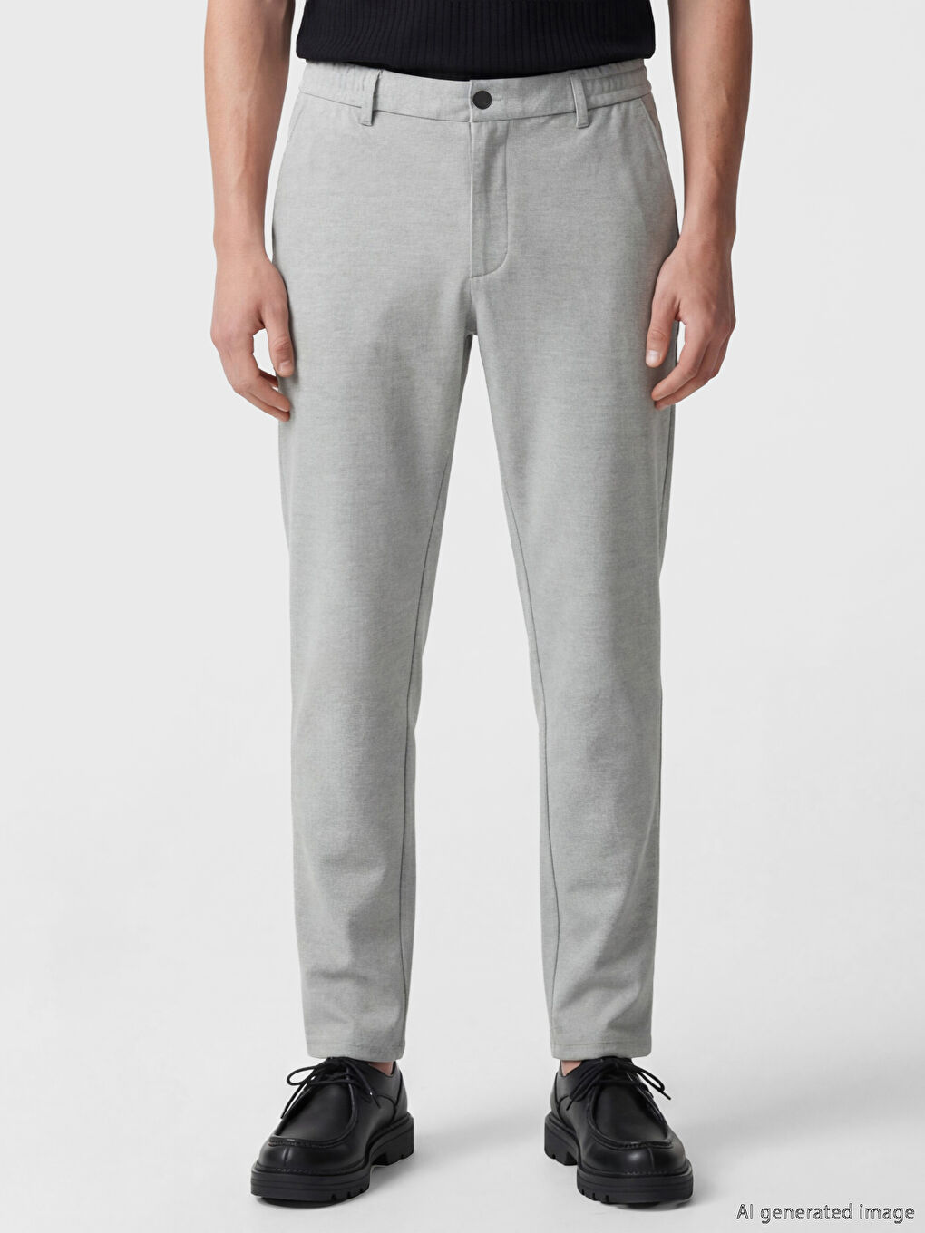 بنطال قماش رجالي بقصّة قياسية-1